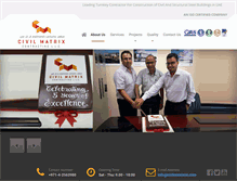 Tablet Screenshot of civilmatrixco.com